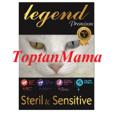  ! LEGEND Gold Kısırlastırılmış Kedi Maması 15kg Steril & Sensitive Sterilised Kısır Kedi Maması 15kg